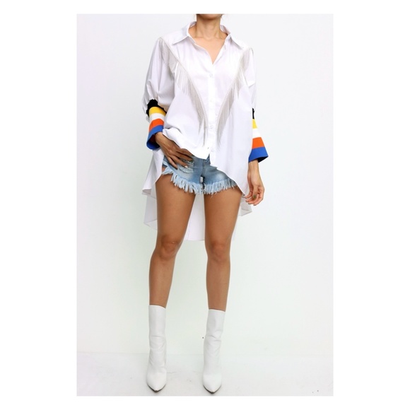 Rainbow Sleeve Blouse - Picture 2 of 2